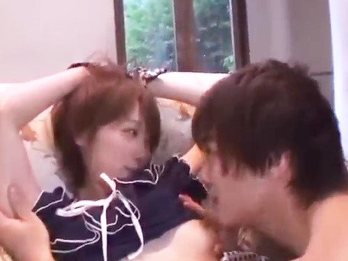 女性向けアダルト動画「☆縛られて目隠しされて興奮しつつも恥ずかしがるショートのカワイイ女性。優しいキスと優しいクンニにメロメロ~wちゃんと見てて♪」のシーン画像